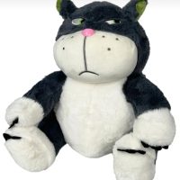 ASABİ SABRİ SİNİRLİ KEDİ ( 35 CM )