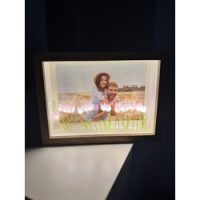 KİŞİYE ÖZEL FOTOĞRAFLI ÇERÇEVE( IŞIKLI )