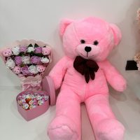 PEMBE ÜÇLÜ SET ( 1 METRE AYICIK )