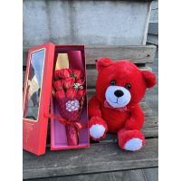 AYICIK VE KOKULU GÜL BUKETİ